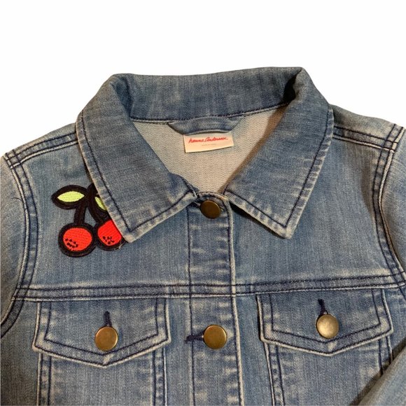 Hanna Andersson Fruit Patch Denim Jacket - Picture 2 of 5